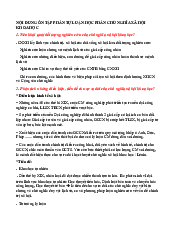 Đáp án 10 câu tự luận môn Chủ nghĩa xã hội khoa học | Học viện Chính sách và Phát triển