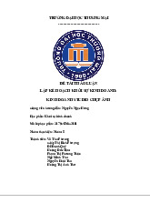 Kế Hoạch Khởi Nghiệp Dịch Vụ Chụp Ảnh | Bài thảo luận khởi sự kinh doanh