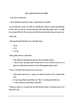 Văn mẫu lớp 11: Phân tích nhân vật cô Hiền trong Một người Hà Nội | Cánh diều