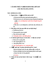 Câu hỏi trắc nghiệm kiểm tra giữa kỳ Pháp luật đại cương | Đại học Nội Vụ Hà Nội