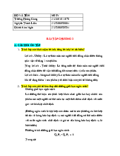 BT CHƯƠNG 3 - LÝ THUYẾT HÀNH VI NGƯỜI TIÊU DÙNG Từ HT 2123401011070