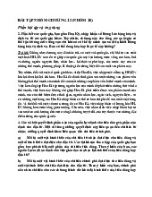 Bài tập về nhà nhóm chương 12-13 | Môn kinh tế vĩ mô