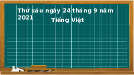 Giáo án điện tử Tiếng việt 1 bài 5 Chân trời sáng tạo : Ôn tập và kể chuyện