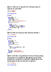 Bài tập mảng 1 chiều | Nhập môn lập trình