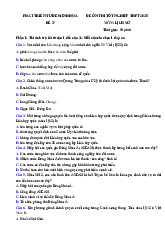 Đề thi thử tốt nghiệp THPT 2025 môn Lịch sử bám sát đề minh họa - Đề 27