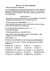 Tổng hợp công thức về protein hay nhất | Lí thuyết Sinh học | Trường Đại học khoa học Tự nhiên