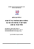 Kinh tế thị trường định hướng xã hội chủ nghĩa ở Việt Nam. Liên hệ thực tiễn | Tiểu luận môn Kinh tế chính trị Mác – Lênin