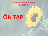 Giáo án điện tử Toán 3 Chương 1 Cánh diều: Ôn tập về phép cộng, phép trừ trong phạm vi 1000