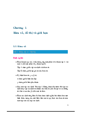 Bài tập chương 1 - Môn Toán cho các nhà kinh tế | Đại học Kinh Tế Quốc Dân