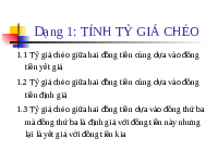 Tổng hợp bài tập tài chính quốc tế | Học Viện Tài Chính