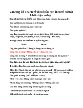 Lý thuyết Chương 18 : Kinh tế vĩ mô của nền kinh tế mở | Môn kinh tế vĩ mô