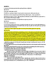 Đề cương môn Luật ngân hàng - Trường Đại học lao động -  xã hội.
