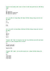 Ôn tập kiểm tra hết học phần - Việt ngữ học | Đại Học Hà Nội