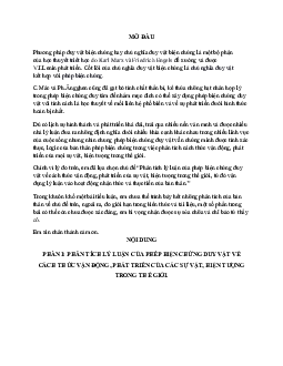 Tài liệu về phương pháp duy vật biện chứng hay chủ nghĩa duy vật biện chứng là một bộ phận