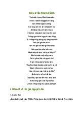 Đoạn trích Kiều ở lầu Ngưng Bích | Ngữ văn 9