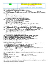 Bộ 10 đề thi thử tốt nghiệp THPT môn sinh 2025 có đáp án