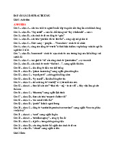 Tổng hợp đáp án bài tập môn tiếng anh cơ bản 2 | Học viện tài chính