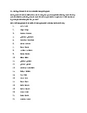 Bài tập danh từ | Học viện Nông nghiệp Việt nam