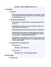 CHƯƠNG XIII: CHI PHÍ SẢN XUẤT | Trường Đại học Kinh Tế - Luật