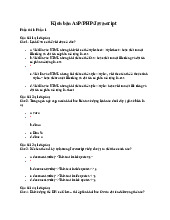 Kịch bản ôn tập ASP/PHP/JavaScript: Câu hỏi và giải thích môn Kịch bản asp/php/javascript và thiết kế web | Trường Đại học Kinh Doanh và Công Nghệ Hà Nội