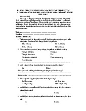 Bảng Câu Hỏi Nghiên Cứu Nâng Cao Chất Lượng Dịch Vụ Agribank Vĩnh Long | Môn Quản trị chất lượng dịch vụ - Đại học Sư phạm Kỹ thuật Thành phố Hồ Chí Minh