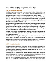 Cuộc đời và sự nghiệp sáng tác của Xuân Diệu - Ngữ văn 11