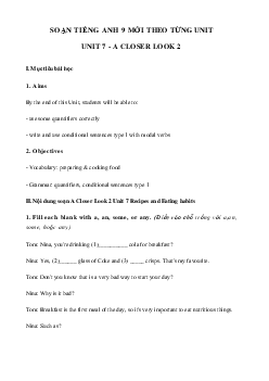 Tiếng Anh 9 Unit 7 A Closer Look 2