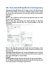 Giải SGK Tin học 12 Cánh diều Bài 3: Thực hành thiết lập kết nối và sử dụng mạng
