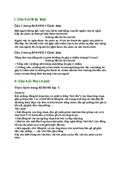 Giải SGK Khoa học tự nhiên 7 Bài 11: Phản xạ âm| Cánh diều