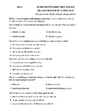 Đề thi thử tốt nghiệp THPT 2025 môn Giáo dục Kinh tế và Pháp luật bám sát đề minh họa - Đề 42