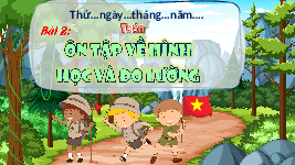 Giáo án điện tử Toán 4 Tuần 1 Cánh diều: Ôn tập về hình học và đo lường (tiết 1)