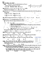Đề 2 trắc nghiệm Hàm số môn Toán 12