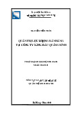 Nguyen Tien Thin-K37 - Khóa luận quản trị lực lượng bán hàng - Môn quản trị học - Đại Học Kinh Tế - Đại học Đà Nẵng