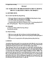 Tóm tắt Chương 2: Các sơ đồ xử lý tín hiệu đa phương tiện và dịch vụ trong các hệ thông thông tin di động môn Thông tin di động | Học viện Công Nghệ Bưu Chính Viễn Thông