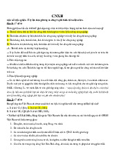 Đề cương Môn Chủ nghĩa xã hội khoa học | Đại học Kinh Tế Quốc Dân