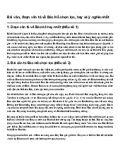 Bài văn, đoạn văn tả về Bác Hồ chọn lọc, hay và ý nghĩa nhất | Tiếng Việt 5