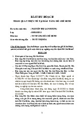 Bài Thu Hoạch Tham Quan Bảo Tàng Nguyên Tử HCM - Môn Tư Tưởng HCM