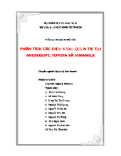 Tiểu luận phân tích các chức năng quản trị | Môn quản trị chiến lược
