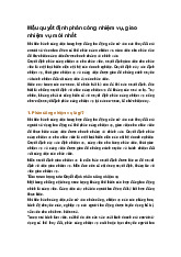 Mẫu quyết định phân công nhiệm vụ, giao nhiệm vụ mới nhất