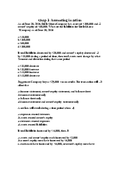 Câu hỏi trắc nghiệm ôn tập kiến thức chương 1 bằng tiếng anh -Nguyên lý kế toán | Đại học Kinh Tế Quốc Dân