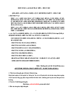 Lý thuyết sai lệch nhận thức