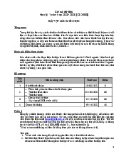 Bài tập lớn môn Cơ sở đữ liệu | Học viện Báo chí và Tuyên truyền