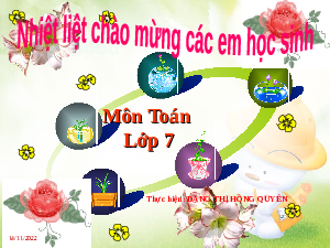 Giáo án điện tử Toán 7 Bài 6 Cánh diều: Trường hợp bằng nhau thứ ba của tam giác: góc - cạnh - góc