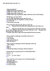 Bài tập trắc nghiệm môn Tin học   | Trường Đại học Kinh doanh và Công nghệ Hà Nội