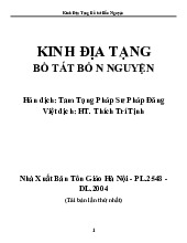 Kinh địa tạng - Quản lý nhà nước về dân tộc và tôn giáo | Đại Học Nội Vụ Hà Nội