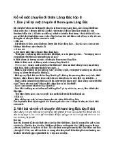 Kể về một chuyến đi thăm Lăng Bác lớp 8