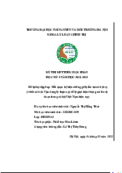 Mối quan hệ biện chứng giữa tồn tại xã hội và ý thức xã hội - Triết học Mác-Lê nin | Trường Đại học Tài nguyên và Môi trường Hà Nội