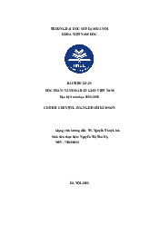 Văn hóa dân gian - Cơ sở văn hóa Việt Nam | Đại học Sư Phạm Hà Nội