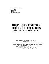 Hướng Dẫn Tính Toán Thiết Bị Điện CAO ÁP môn Cơ kỹ thuật | Trường Đại Học Thái Nguyên