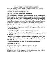 Chương 7 Kế Hoạch Cung Ứng Vật Tư 10 môn Lập kế hoạch doanh nghiệp  | Học viện Nông nghiệp Việt Nam